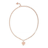 Collar Guess Para Mujer Joyería Acero Inoxidable Cadenas