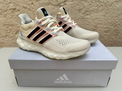 Tenis Uso adidas Ultraboost Web Dna W Correr 24 Cm Beige