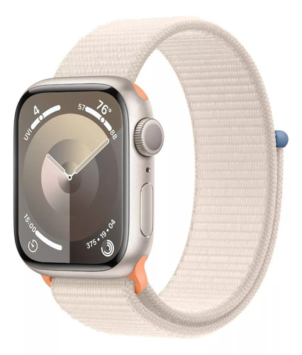 Apple Watch Series 9 Gps  Caja De Aluminio Blanco Estelar De 41 Mm  Correa Loop Deportiva Blanco Estelar - Distribuidor Autorizado