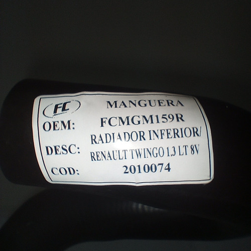 Manguera De Radiador Inferior Renault Twingo 1.3 Foto 4