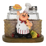 Estátua De Chef Fofa Para Resina De Decoração De Cozinha