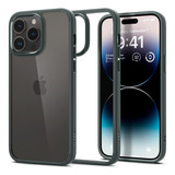 Funda Spigen Ultra Hybrid Para iPhone 14 Pro - Abyss Green