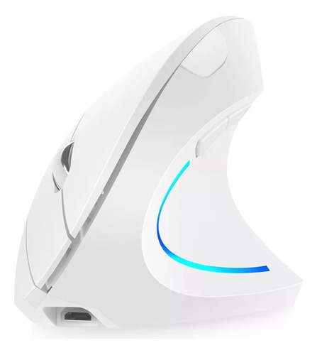 Mouse Vertical Inalámbrico Ergonómico Recargable De 2,4 G