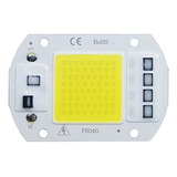 Foco Chip Led 50w Cob Diodo Smd 220 Vac ( Cálido )