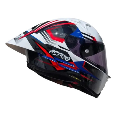 Casco Moto Astro Pista Ece2206 Fotocrom Pinlock Aleron Bat | Meses sin interés