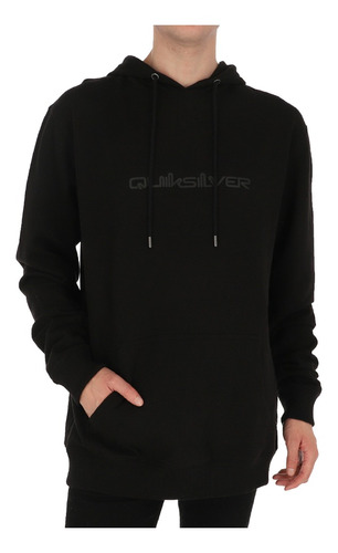 Polerón Quiksilver Basic Hombre Black