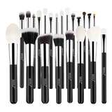 Set 22 Brochas Para Rostro Y Ojos Pelo Mixto Beili