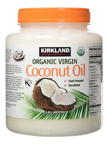 Aceite De Coco Virgen Organico Kirkland Coconut Oil