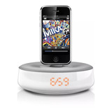 Caixa De Som Acústica Philips Dock Station Clock iPhone 