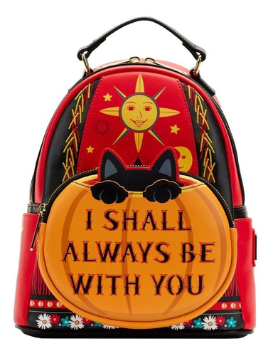 Mochila Hocus Pocus Dani Binx Disney Loungefly Color Rojo