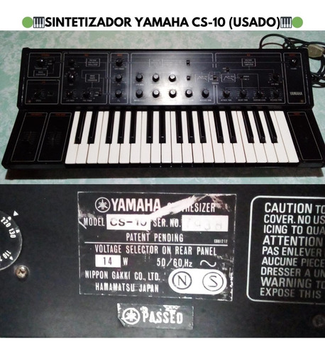 Sintetizador Yamaha Cs-10 (usado)