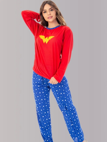 Pijama Longo Fechado De Inverno Presente Confort Premium 