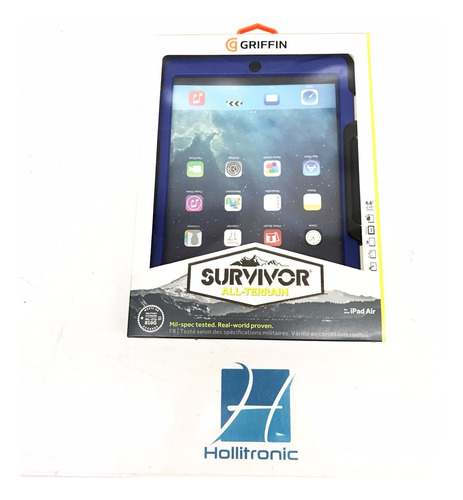 Griffin Survivor All-terrain For iPad Air Gb36403-2 Blue B