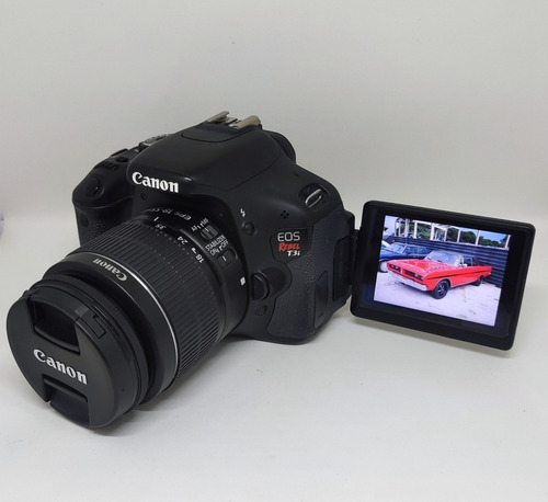 Camera Profissional Canon Eos T3i + Lente 18:55 Is + Bolsa