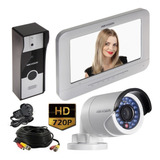 Kit Portero Visor Hikvision Kis202 Exter. + Camara Martinez