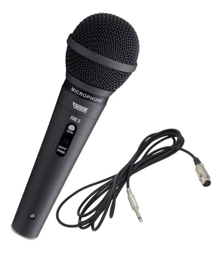 Microfono De Mano Novik Fnk 5 Unirideccional Dinamico