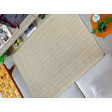 Tapete Para Sala Sisal Quarto 2,00x2,50 Claro Antiderrapante