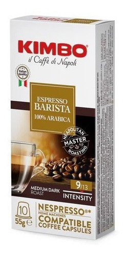 Cápsulas Café Kimbo Espresso Barista 100% Arábica Espresso
