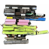 Baterias Usadas De Notebook 6 Células 18650 Kit Lote 10un L3