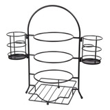 Soporte Para Servilletas De 3 Niveles Con Soporte Extraíble 