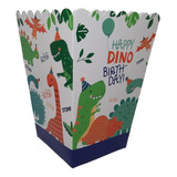 Pochoclera Autos De Dino, Dinosaurios Pack Por 8