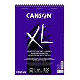 Bloco De Papel Canson Xl Mix Media   300g/m² A4 - 30folhas