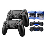 2 Controle Joystick Manete Sem Fio Para Playstation 4 Ps4 Pc