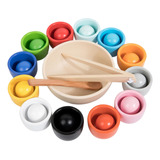 Juguetes Montessori, Tazas, Juguetes, Regalos De 12 Colores