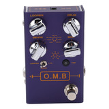 Efecto De Pedal De Guitarra O.m.b Looper Drum Machine 2 En 1