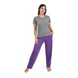 Pijama De Dama Playera Manga Corta Y Pantalon Pjd-023