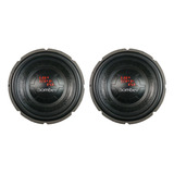 Kit 2 Subwoofer Bomber Upgrade 4 Ohms 10 Pol 700w Rms