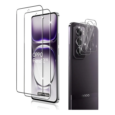 2 Mica Para Oppo Reno 12 5g + 2 Lentes Película Protectora | MercadoLibre