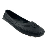 Zapato Mujer Flexi 47201 Flats Balerina Casual Piel Negro