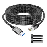 Cable Usb A Ethernet De 10 Pies, Usb 3.0 A Macho A Rj45 Mach