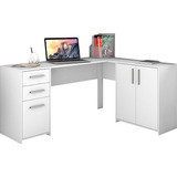 Mesa Para Computador Office Legna Branco - Moveisaqui