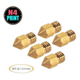 Kit 5 Picos 0,4mm-d6 (set De 5 Piezas) Creality Original-