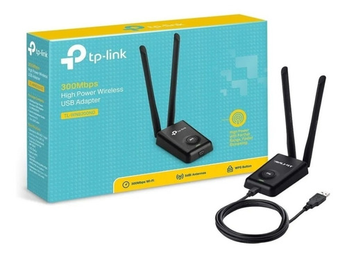 Placa De Red Tp-link Tl-wn8200nd 300 Mbps Wifi Adaptador Usb