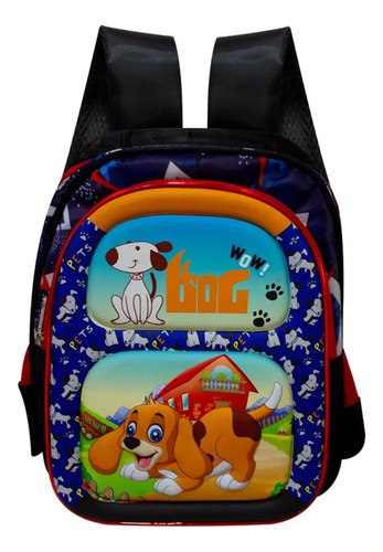 Mochila Escolar Infantil Para Niño Niña Kinder Primaria 3d