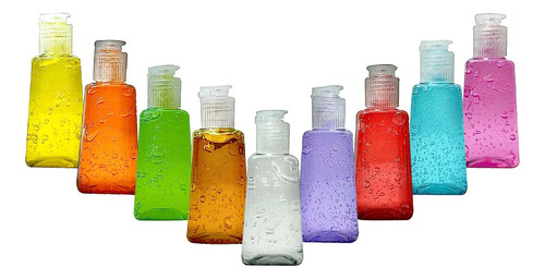 500 Gel Antibacterial De Bolsillo De Colores 30 Ml Esencia!