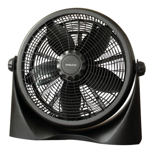 Ventilador Turbo 16'' 55w Philco Vtp1621n Color De La Estructura Negro Diámetro 40 Cm Material De Las Aspas Plástico