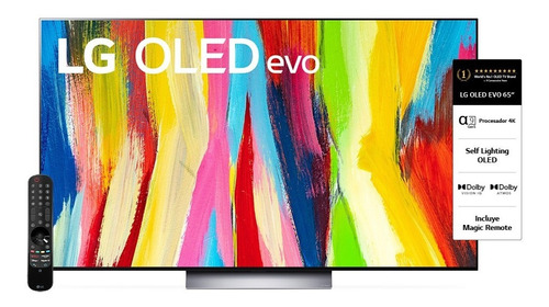 Smart Tv LG Evo Oled65c2psa 4k 65  100v/240v