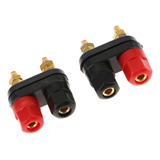 2 Uds. Conector Tipo Banana De 4mm, Poste De Unión For