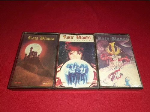 Rata Blanca Cassettes X3 Lote (rata Blanca1 Magos Guerrero)