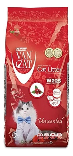 Arena Aglutinante Van Cat Aroma Natural 15 Kg