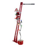 Decoracion Navidad Santa Claus Trepador Animado 109 Cm