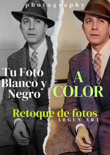 Retoques Fotos Blanco Y Negro A Color Edición Fondo Borrados
