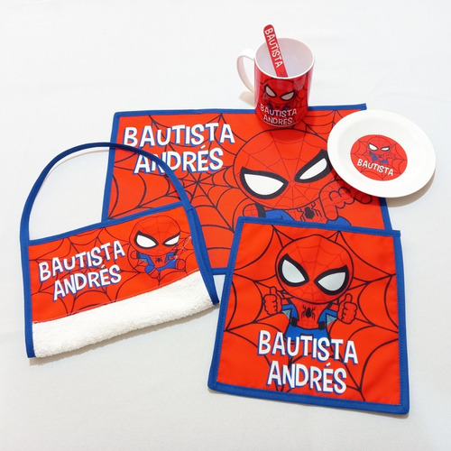 Set De Jardin Personalizado 6 Piezas Spiderman