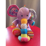 Elefante Muñeco Peluche Bibatoys Infantil Estimula Sentidos 