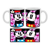 Mug Pocillo Taza Para Parejas Mickey Mouse And Minnie Mouse 