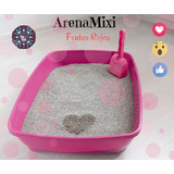 Arena Para Gatos Mixi Aroma Frutos Rojos 